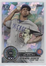 2018 Bowman Scouts' Top 100 Atomic Refractor 6/150 Adbert Alzolay #BTP-86 0gv8