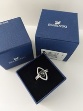 Swarovski Damen Ring 2er Set 55 silber farben...