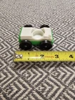 Vintage Fisher Price Little People Green And White Car