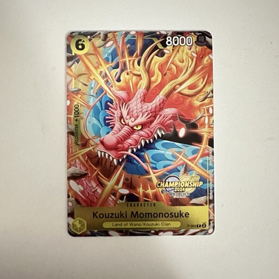 #ad Kouzuki Momonosuke P 064 2024 Championship Tournament Promo Prize One Piece Card $24.99