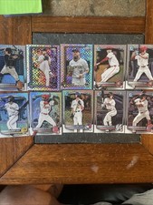 Bowman baseball rookie refractor card lot Cook Hall Cohen Morris Avans base43 RC