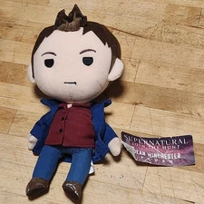 Supernatural Dean Winchester Q-Pals Plush Quantum Mechanix Doll Join The Hunt 