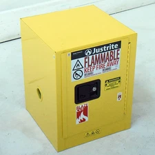 Justrite 890400 Countertop Flammable Storage Cabinet 4 Gallon 18" x 13" x 13"