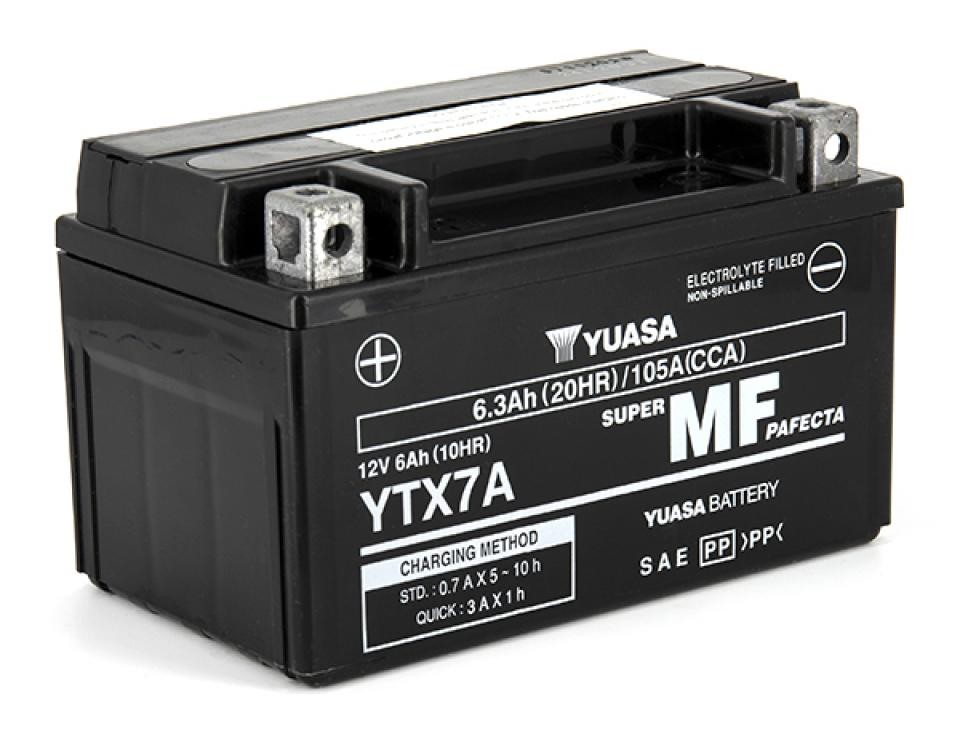 Batterie Yuasa YTX7A Moto Voge 300 AC pour vos Balades et Trajets Urbains - 4