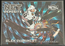 Alex DeBrincat 2020- 21 NHL Metal Universe Net Deposits ND-12 Chicago Blackhawks