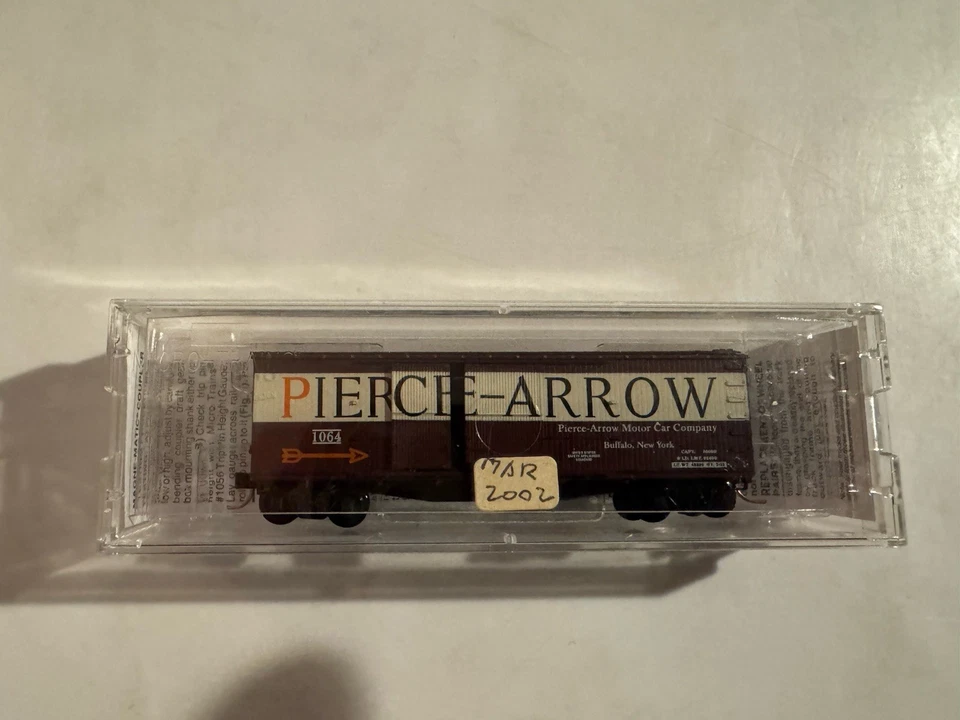 Micro-Trains N scale Fading Memories Series Pierce Arrow Motor Car Co., Box Car - Image 2 of 4
