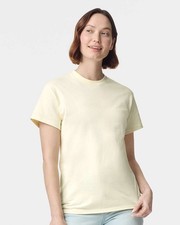 Image of Gildan Mens Premium Short Sleeve Heavy Cotton Plain Blank Casual T-Shirt 5000