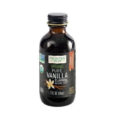 Organic Vanilla Flavoring Alcohol Free 2 Oz By Frontier Coop