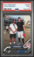 2024 TOPPS NOW JALEN BRUNSON 467SP PSA MINT 9