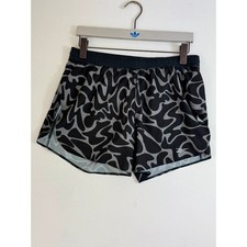Image of BNWT Rebook Running Shorts Camo Print with Inbuilt Pants size Small 00390