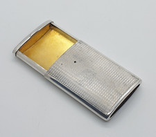 Sterling Silver Vesta Case Match Holder Case Cohen & Charles London Import Marks