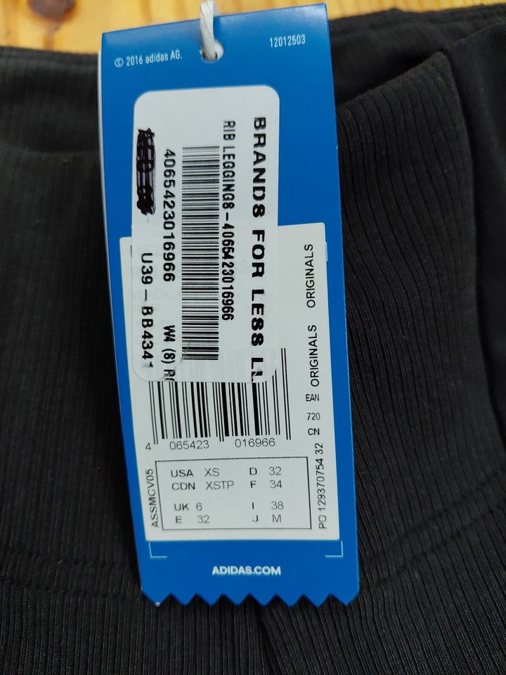 Nuevas Medias Pantalones Cortos Adidas Dos en Uno Siempre Originales Para Mujer Originales Negro Acanalado Foto 4 de 4