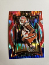 2024 Panini Select - Concourse Cedric Tillman #17 Red & Blue Shock Prizm