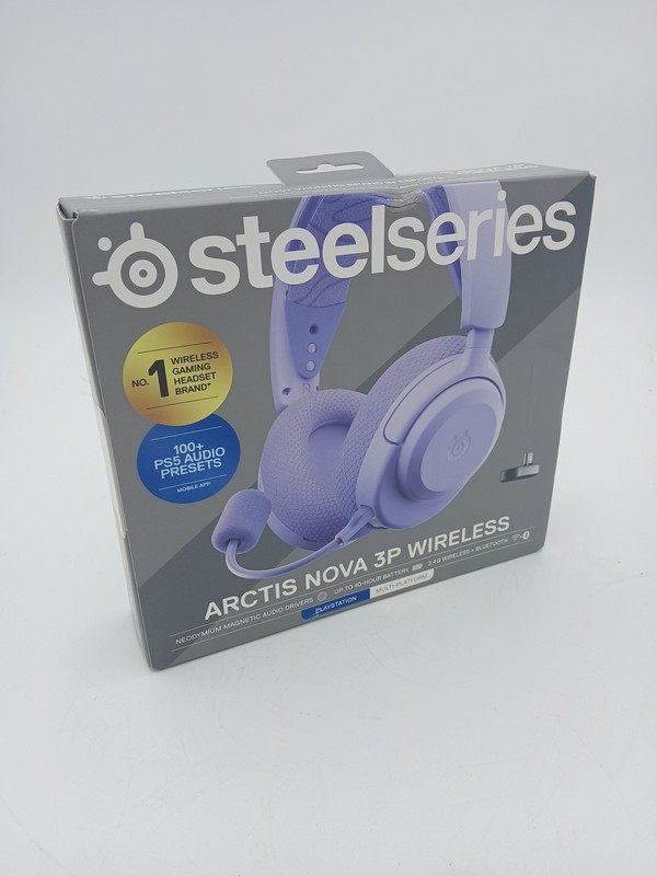 SteelSeries Arctis Nova 3P Wireless Gaming Headset PS5 PC Switch Bluetooth USB-C