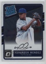 2017 Panini Donruss Optic Rated Rookies Signatures Yohander Mendez Auto 3y4