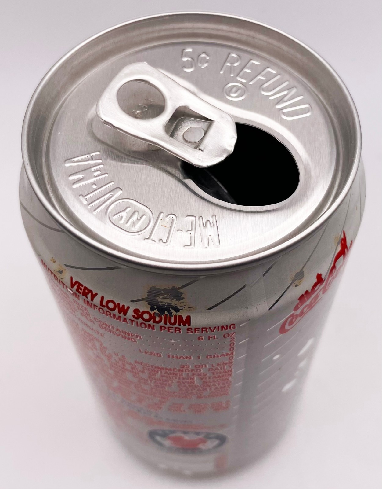 VTG Diet Coke Can Mickey's Toontown Disneyland Open Tab 1990s Nutrasweet Empty