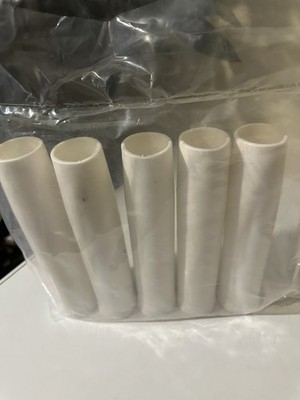 5 Pack Fishing Rod Holder Holder Inserts White Vinyl 1-5/8'' x 9'' NEW