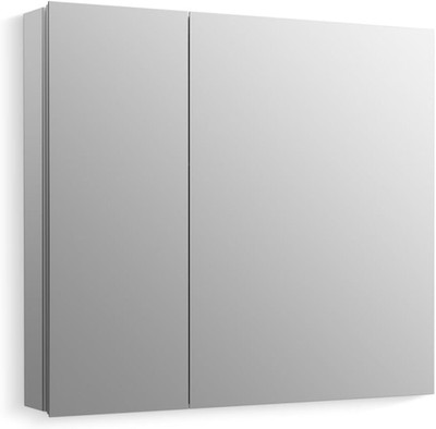 Embark Slim Medicine Cabinet Mirror with Adjustable Shelves - 30''x26
