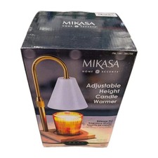Mikasa Home Accents Adjustable Height Candle Warmer White Electric. NEW