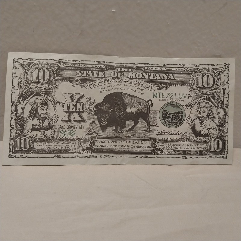 Driftwood Family Restaurant Souvenir Novelty Money Flathead Lake Polson Montana