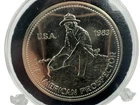 1983 Engelhard ‘The American Prospector’ Vintage 1oz Silver Round BU‼️KEY DATE‼️