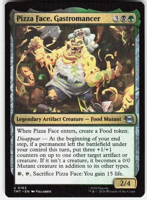 Pizza Face Gastromancer 163 Teenage Mutant Ninja Turtles Magic the Gathering