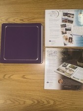 Creative Memories Purple Album 12"x12" pages and protectors NEW 