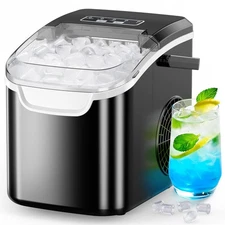COWSAR Ice Maker Countertop, Portable Ice Machine with Self-Cleanin... Fast Ship