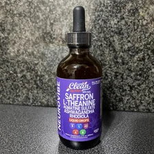 Clean Nutraceuticals Saffron L-Theanine Liquid 4oz