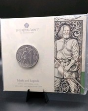 2024 -Myths & Legends - Little John - BUNC - UK - £5 Five Pounds - Royal Mint 