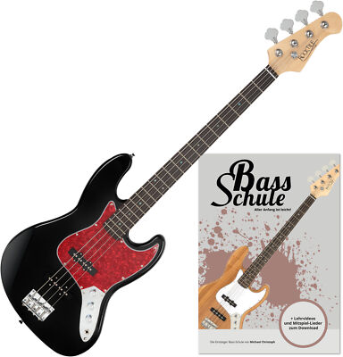 Rocktile Pro JB-30BK E-Bass SET + Bass-Schule TOP