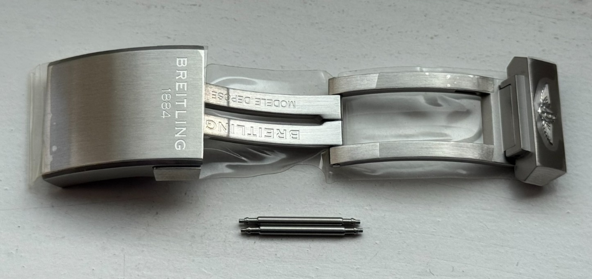 Genuine Breitling Steel Deployment Deployant Clasp Buckle 20mm