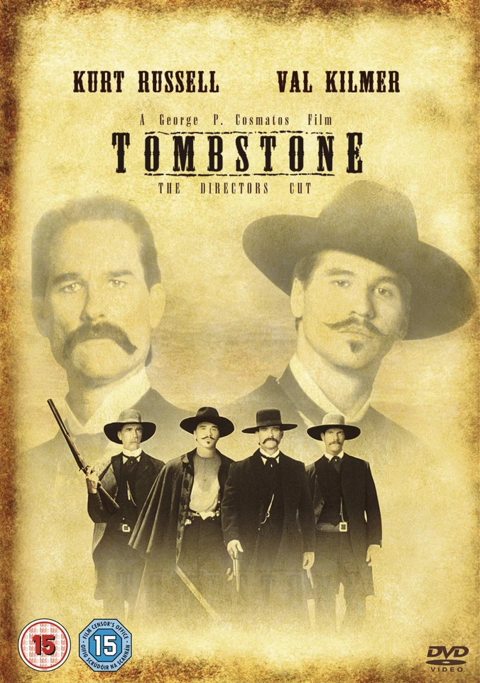 Tombstone - Director's Cut (1993) [DVD] (Region 2 & 4) Kurt Russell / Val Kilmer - image 2 of 2
