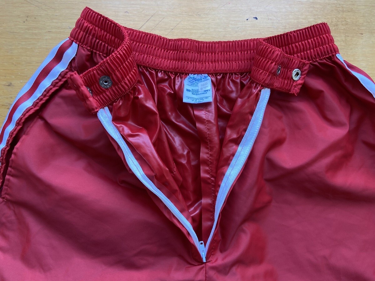 1980s ADIDAS VINTAGE PANTS sz L MEN RED | eBay