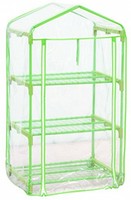 Verdemax 2204 70 X 50 X 125 Cm 3 Shelves Azalea Greenhouse - Light Green Verdemax 2204 70 X 50 X 125 Cm 3 Shelves Azalea Greenhouse - Light Green