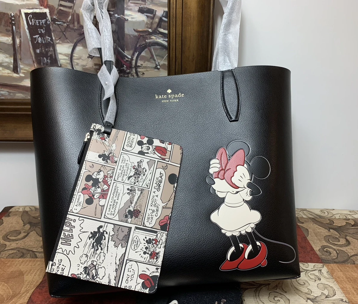 Disney Parks Disney 100 Years X Kate Spade Mickey and Minnie Mouse  Crossbody New | eBay