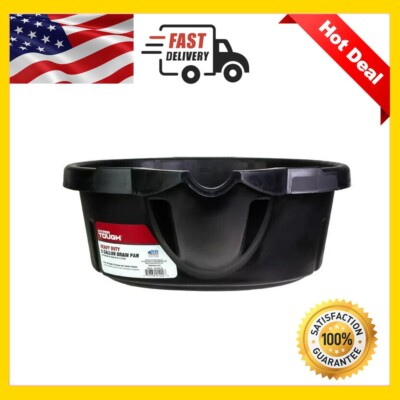 Oil Change Drain Container 20 Quart Large Pan Leak-Proof High Capacity Car NEW