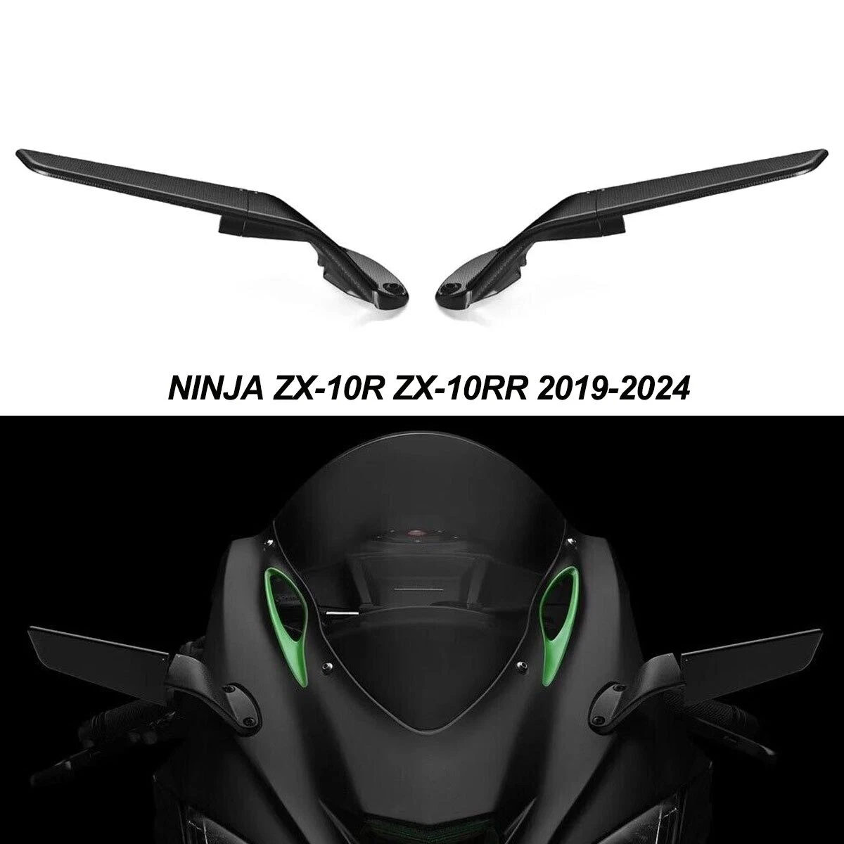 Motorcycle & Scooter Mirror Assemblies for Kawasaki Ninja ZX10R