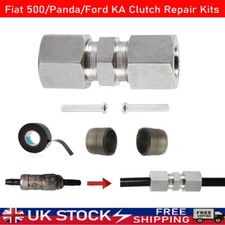 For Fiat 500 Ford KA Clutch Pipe Kit+Instructions-Slave Master Cylinder Leak Fix