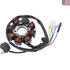 GY6 5-Wire AC Ignition Stator Magneto 8-Pole Coil for 49cc to 150cc Engines
