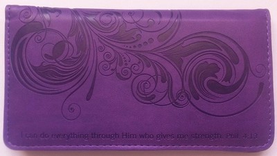 Wholesale Checkbook Wallet Pink All Things Are Possible Matt