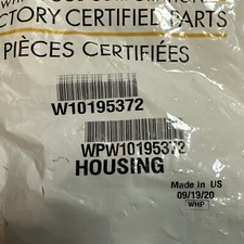WPW10195372 W10195372 genuine OEM Dishwasher dishrack adjuster sealed Bag