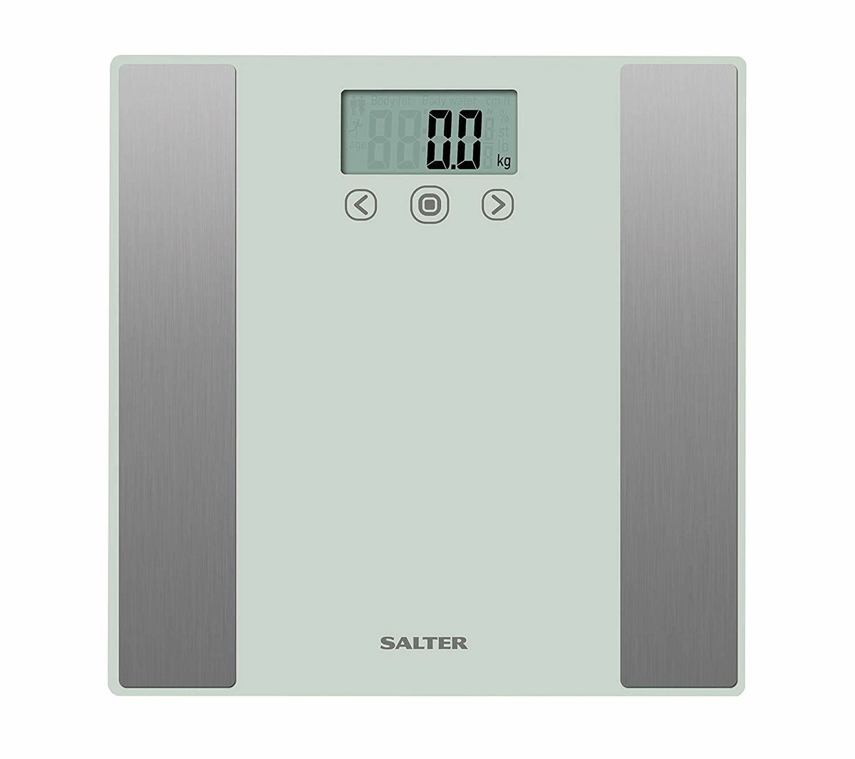 Salter glass top analyser scales