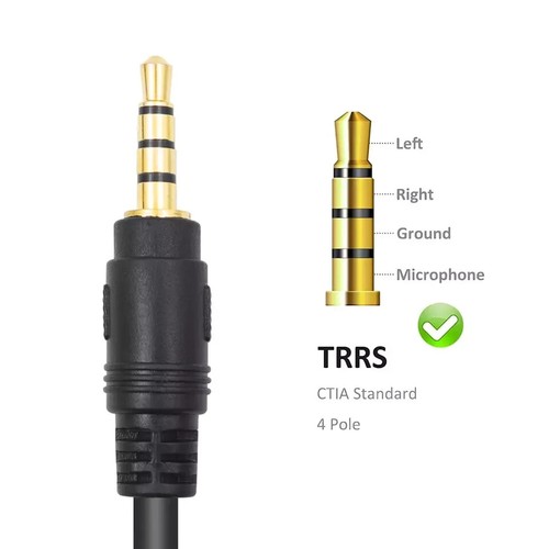 3.5mm Splitter Mic and Audio Cable, 3.5mm Headphone Splitter 1 to 4 Ways 3.5mm ( - Picture 3 of 8