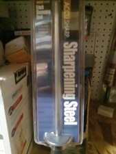 AccuSharp 9" Sharpening Steel Knife Sharpener Black New A1