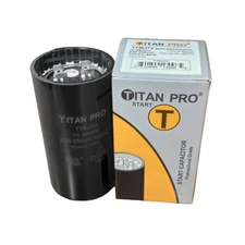 Titan Pro TTMJ72 Motor Start Capacitor 72-88 MFD UF / 220-250 VAC