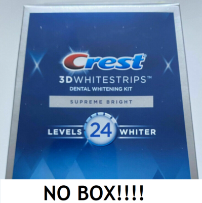 CREST 3D White SUPREME BRIGHT Whitestrips Teeth Whitening former