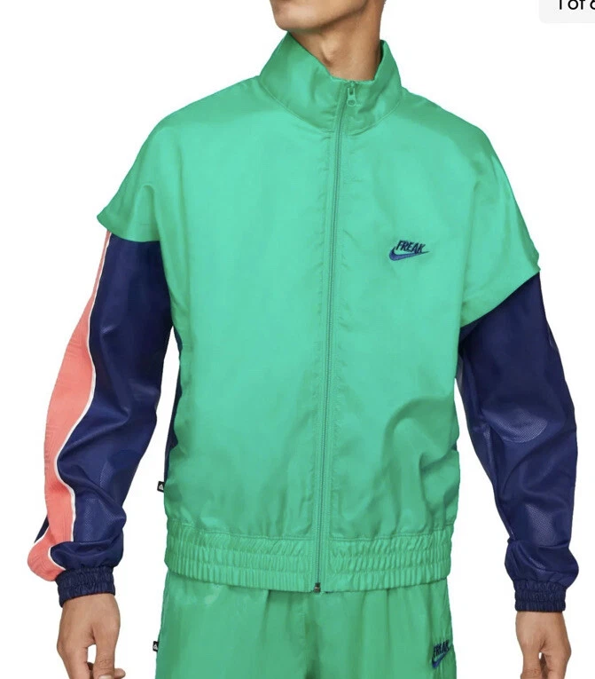 Nike track shop jacket green