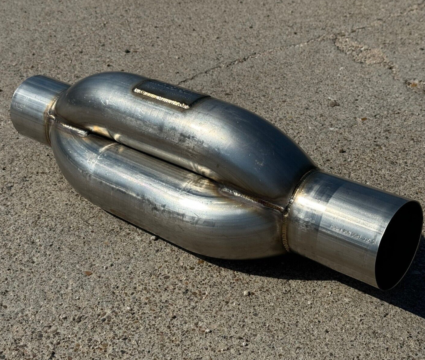 KM300 - WickedFlow Kamikaze Muffler 3" Inlet/Outlet