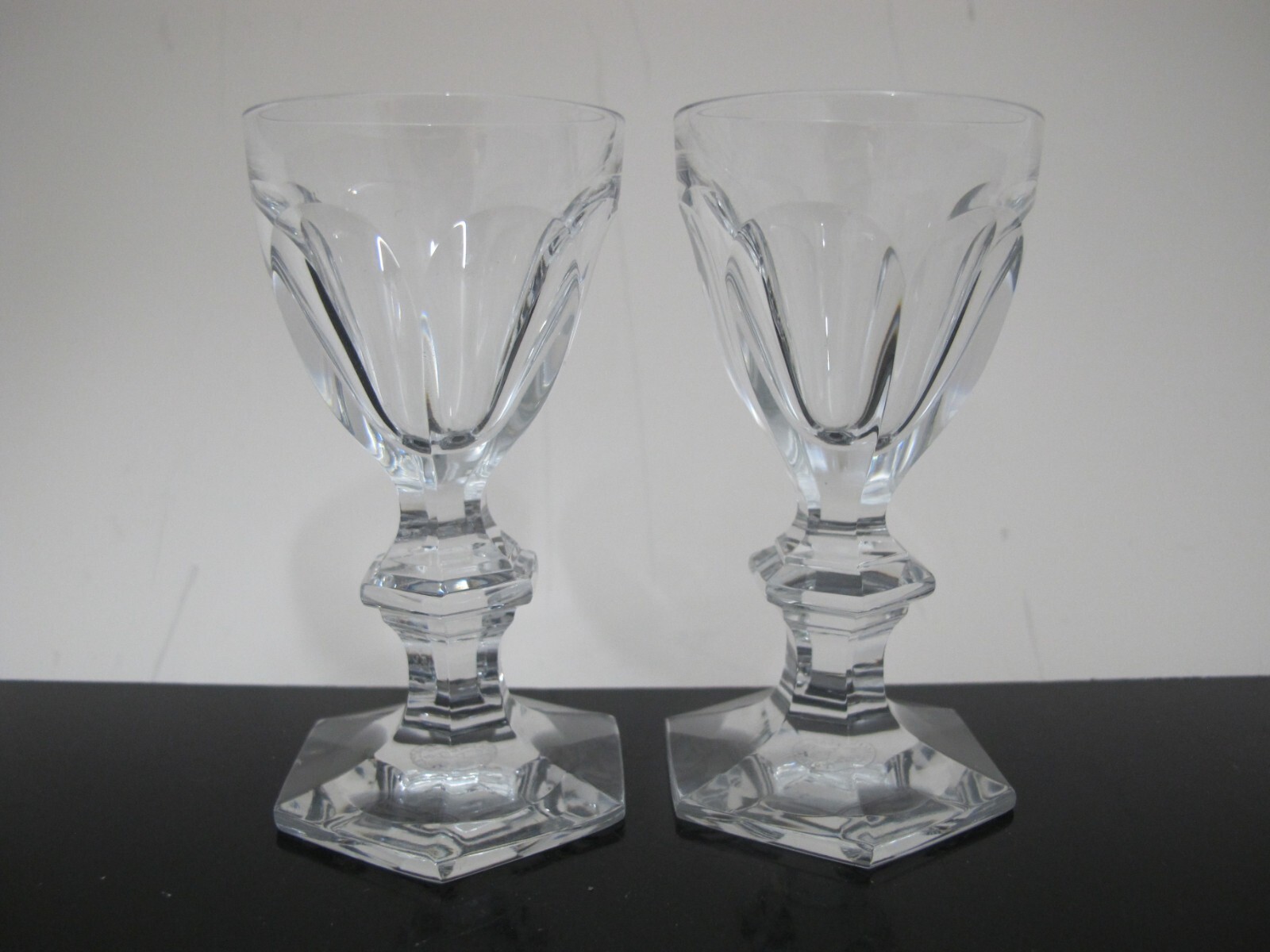 BACCARAT France HARCOURT Crystal APERITIF Cocktail CORDIAL 3 5/8" Glass Set